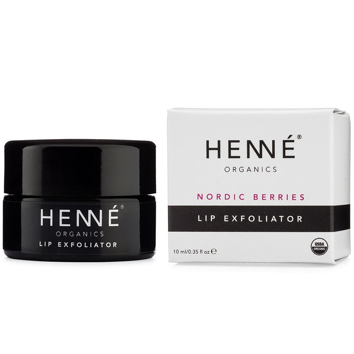 Henn Organics Henn Organics Luxury Lip Exfoliator Scrub - All Natural USDA Certified Organic Cruelty-Free - Lush Sugar Polish Anti-Aging Lip Repair Treatment - NORDIC BERRIES