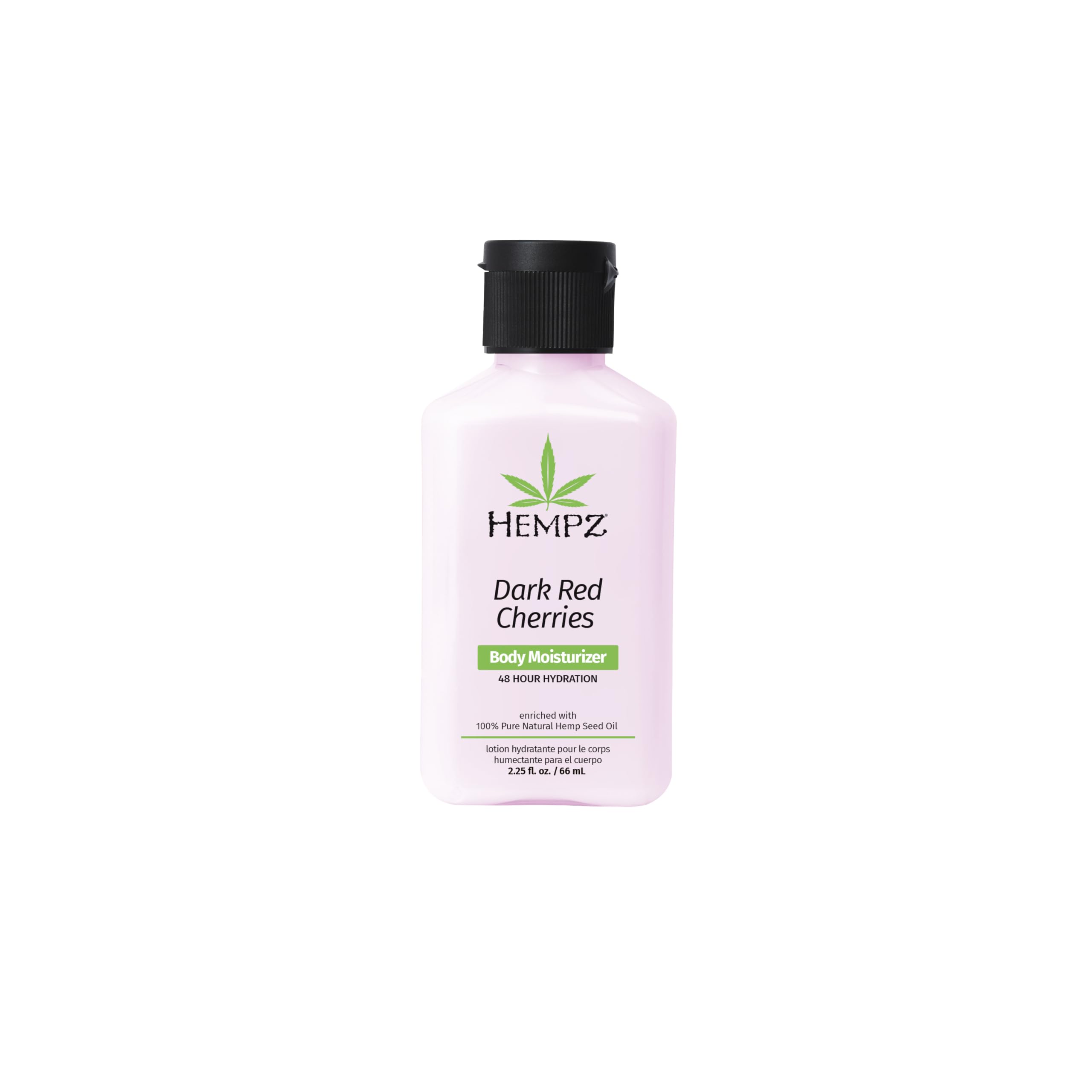 Hempz Mini Dark Red Cherries Lotion, Ultra Hydrating Moisturizer for Body, Hands and Feet 2.25 oz.