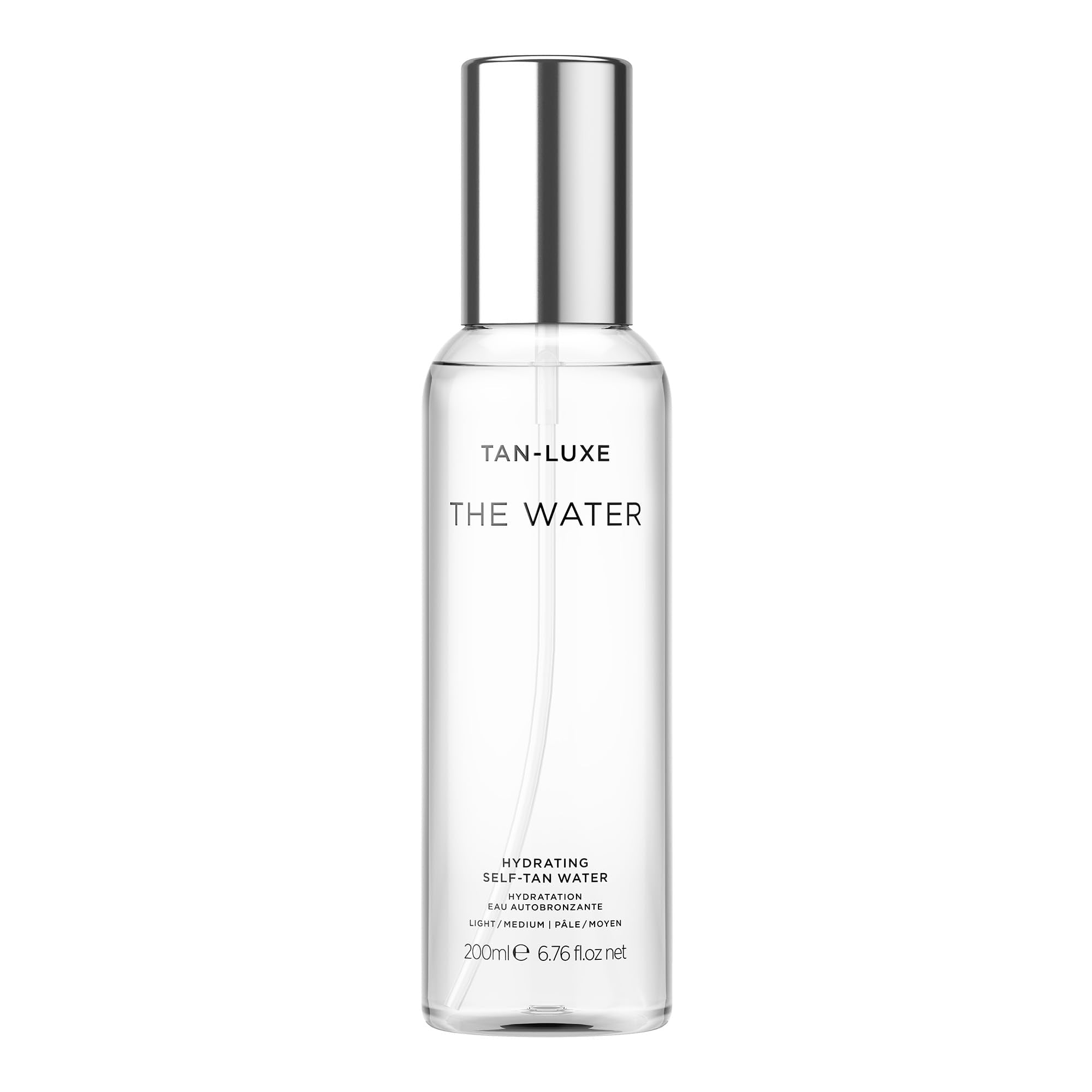 TAN-LUXE The Water - Hydrating Self-Tan Water, 200ml - Cruelty & Toxin Free - Light/Medium