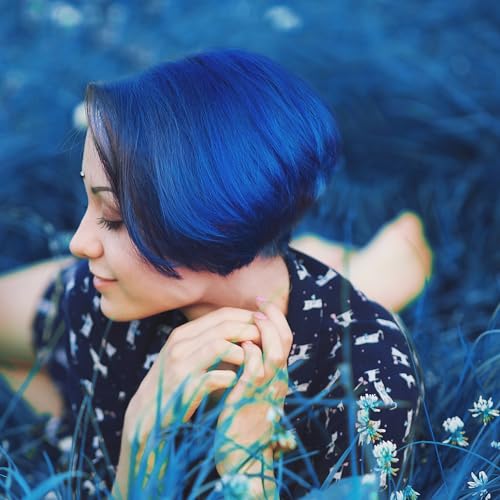 ARCTIC FOX Vegan and Cruelty-Free Semi-Permanent Hair Color Dye (4 Fl Oz, POSEIDON)