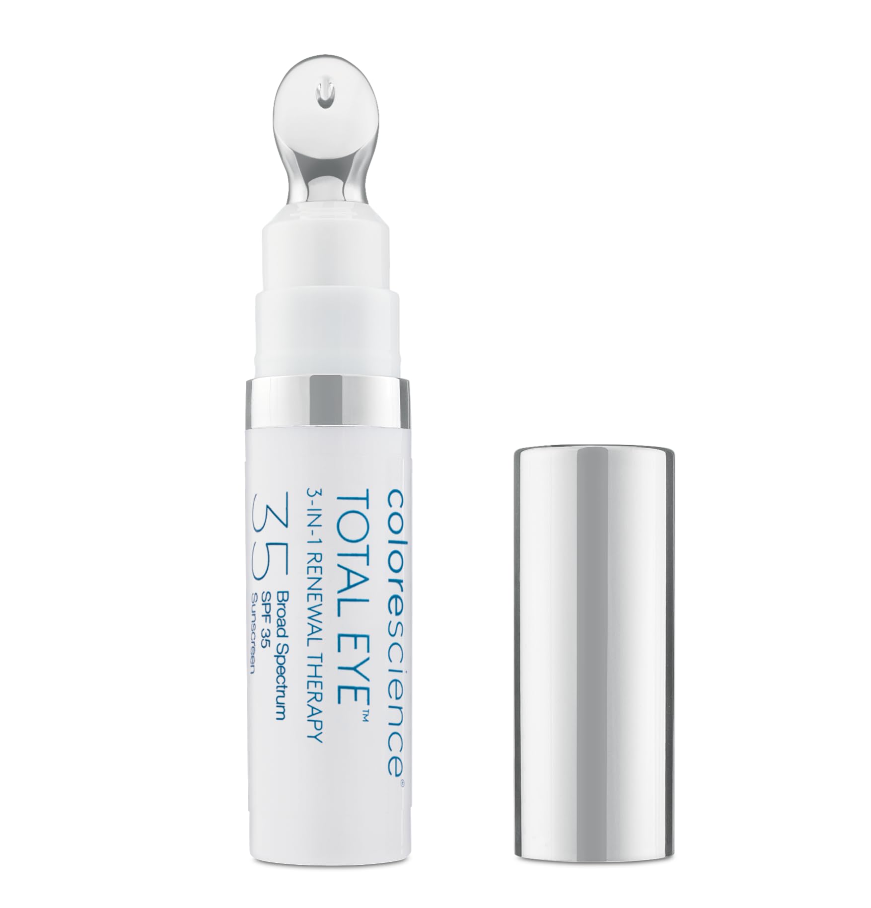 Colorescience Total Eye 3-in-1 Anti-Aging Renewal Therapy for Wrinkles & Dark Circles, SPF 35