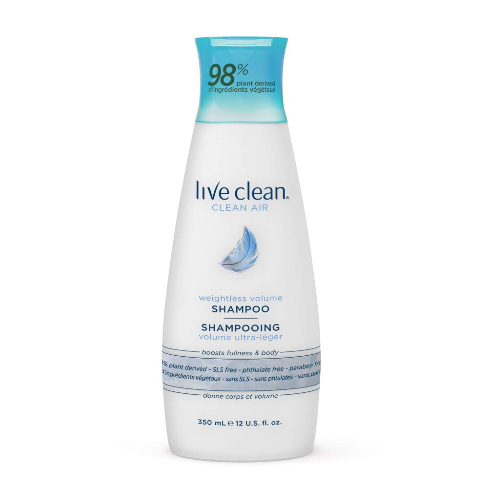 Live Clean Shampoo - 12 Oz (350ml) (Clean Air Weightless Volume Shampoo)
