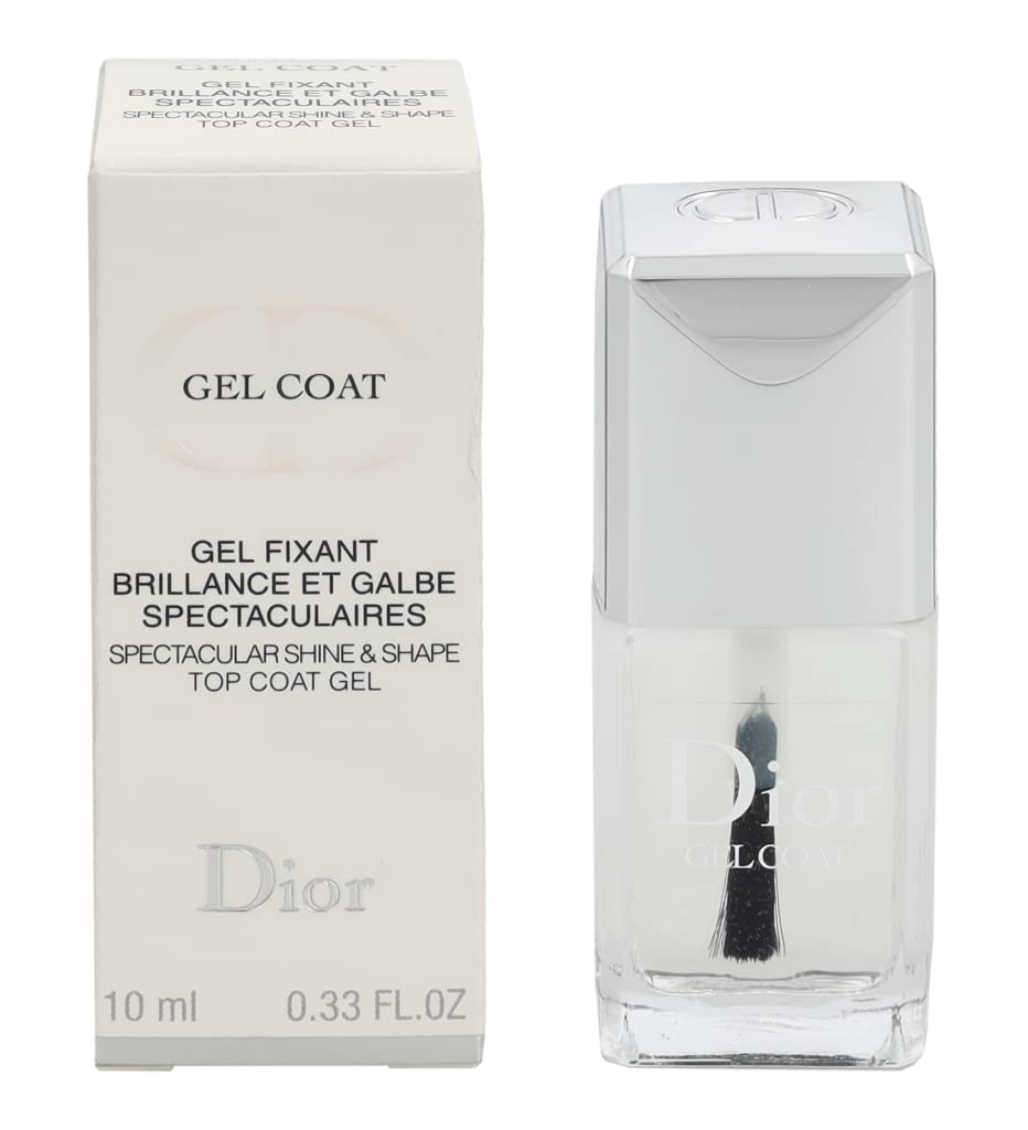 Christian Dior Gel Top Coat for Unisex, 0.33 Ounce
