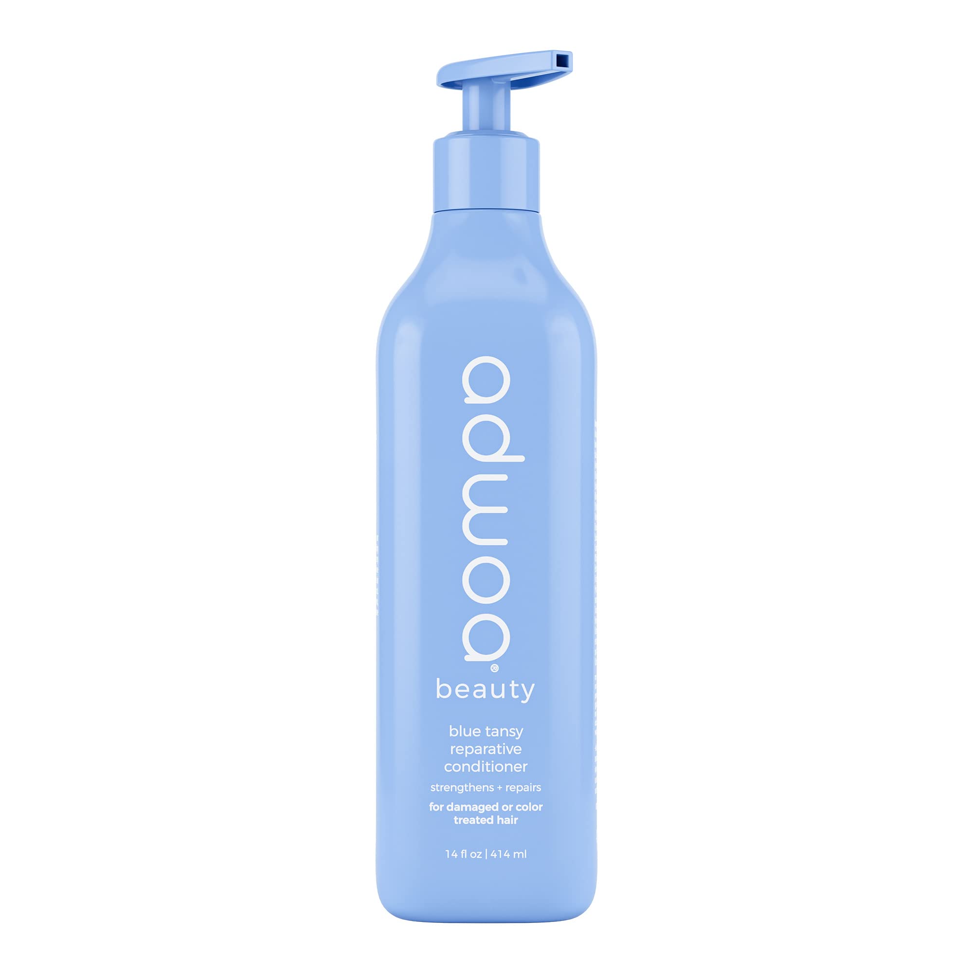 adwoa beauty Blue Tansy Reparative Conditioner with Spirulina, Bamboo & Horsetail Extracts. Strengthen + Prevent Breakage, Boost Shine and Improve Elasticity. For Kinky, Coily + Curly Hair - 14 oz