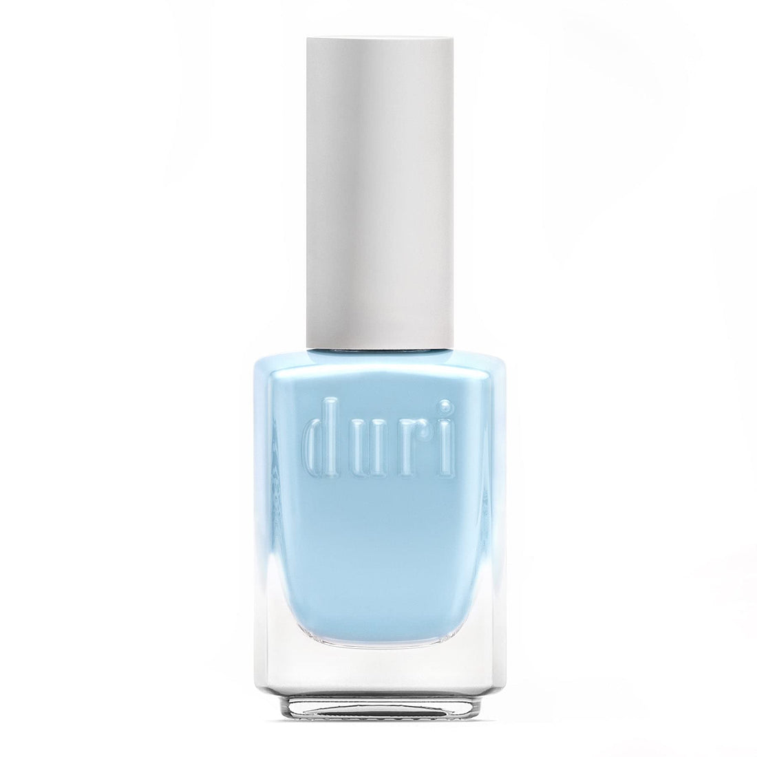 duri Nail Polish, 107S, Cloud True Blue, Pastel Blue shade, Semi Matte Finish.5 fl.oz.