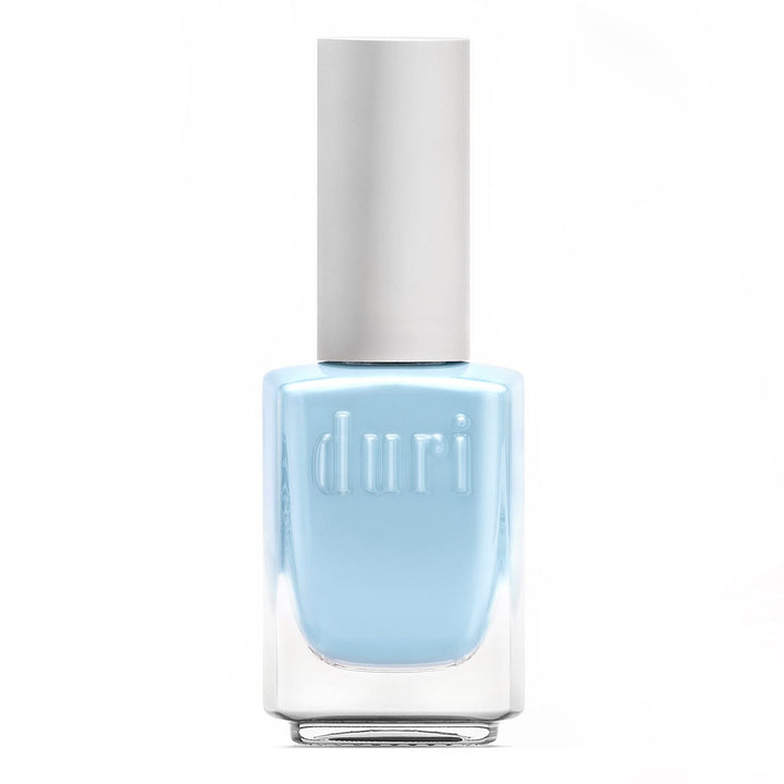 duri Nail Polish, 107S, Cloud True Blue, Pastel Blue shade, Semi Matte Finish.5 fl.oz.