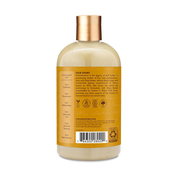 Shea Moisture Raw Shea Butter Deep Moisturizing Shampoo w/ Sea Kelp & Argan Oil, Pack of 1