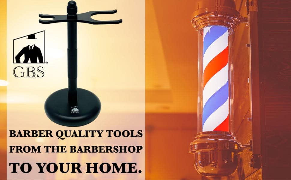 GBS Brush and Razor stands (Black Brush and Razor)