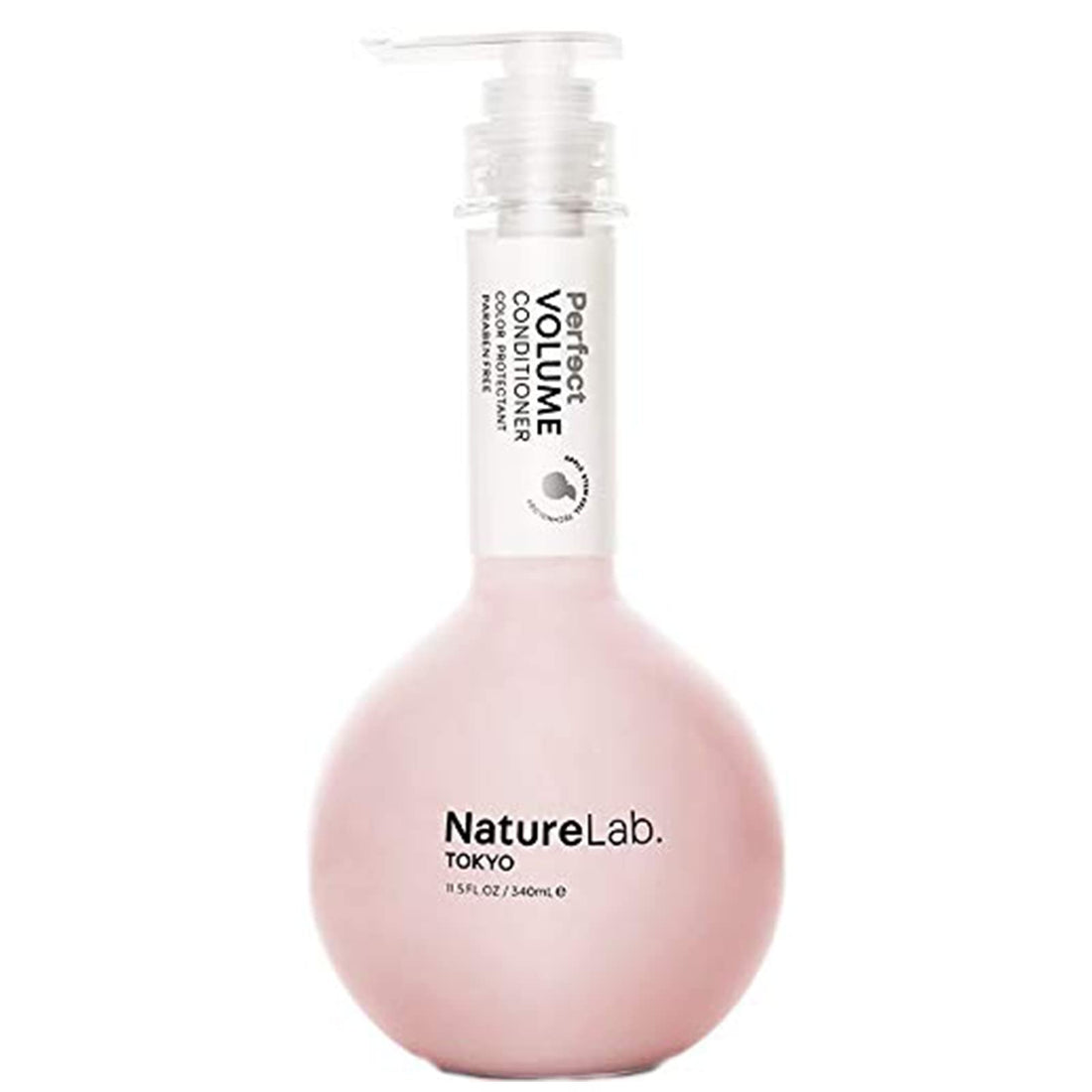 NatureLab. TOKYO Perfect Volume Conditioner - Promotes Hair Thickening, Volumizing Conditioner with Apple Stem Cells, Sakura, Rice + Soy - Sulfate + Paraben-Free Deep Conditioner (11.5 fl oz/340 ml)