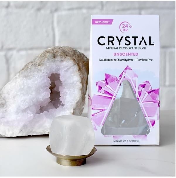 Crystal Deodorants Crystl Body,Rock Deod, 2 pk