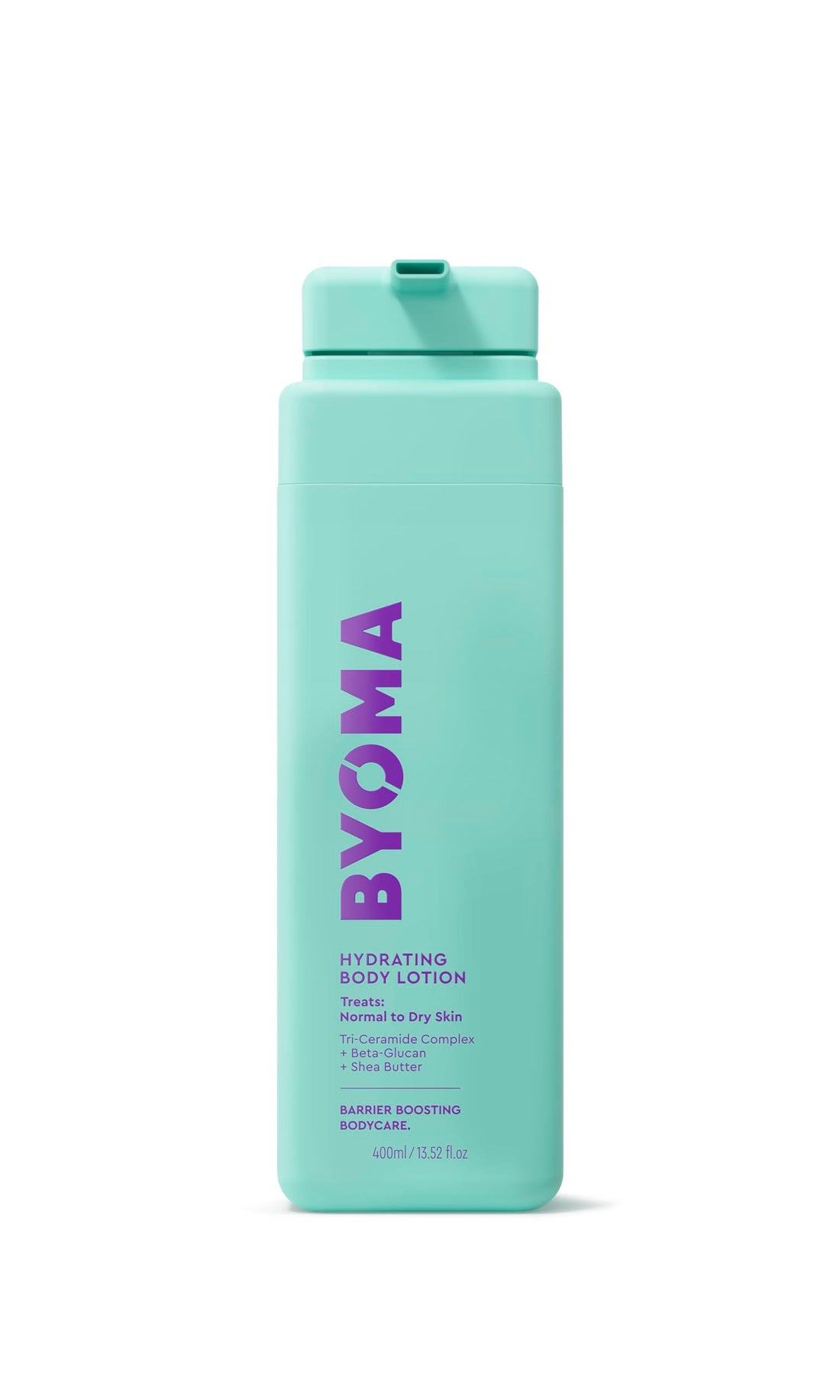 BYOMA Hydrating Body Lotion – Deeply Hydrates & Nourishes with Tri-Ceramide Complex, Shea Butter & Beta Glucan Skin Barrier, 13.52 Fl. Oz