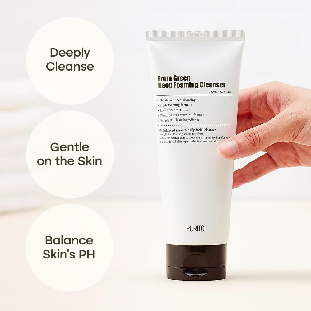 PURITO From Green Deep Foaming Cleanser