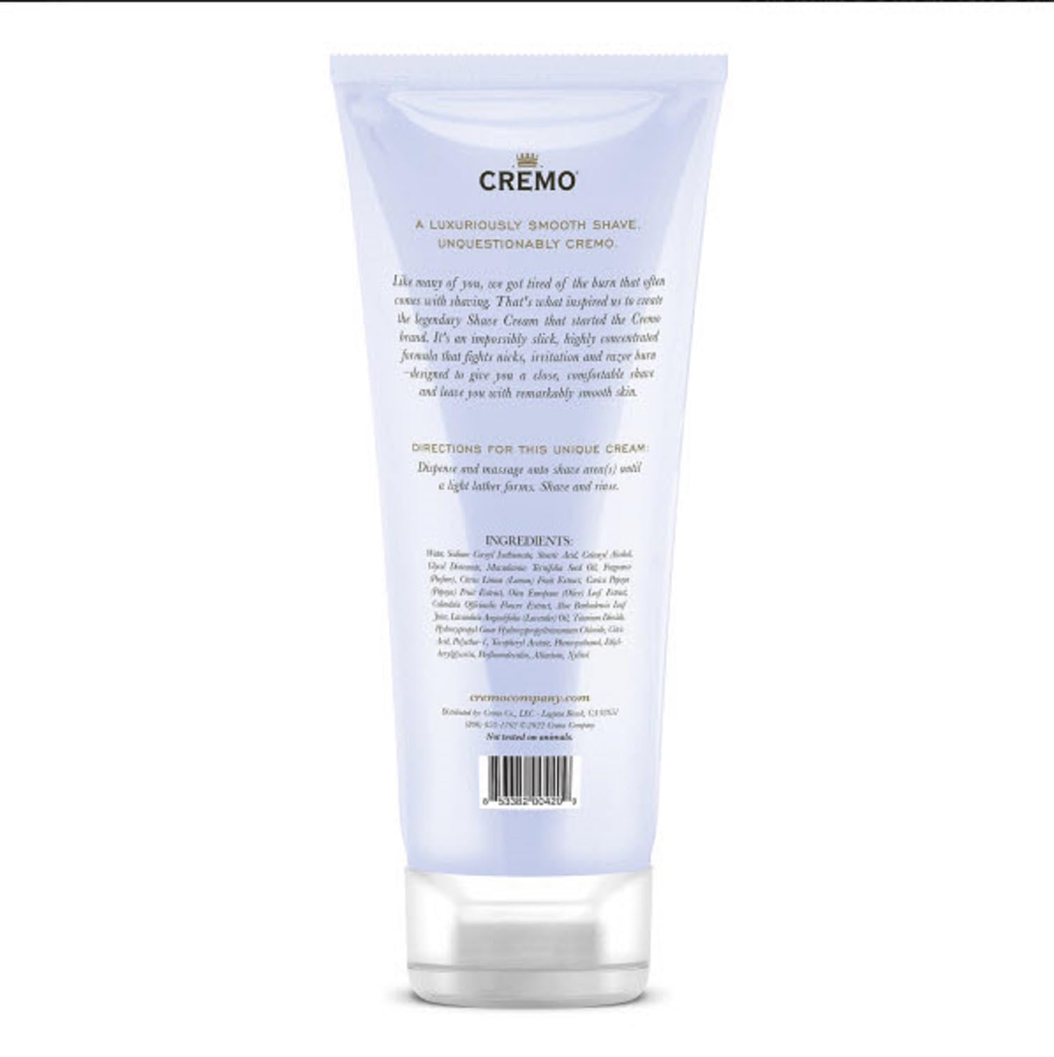 Cremo Moisturizing Shave Cream