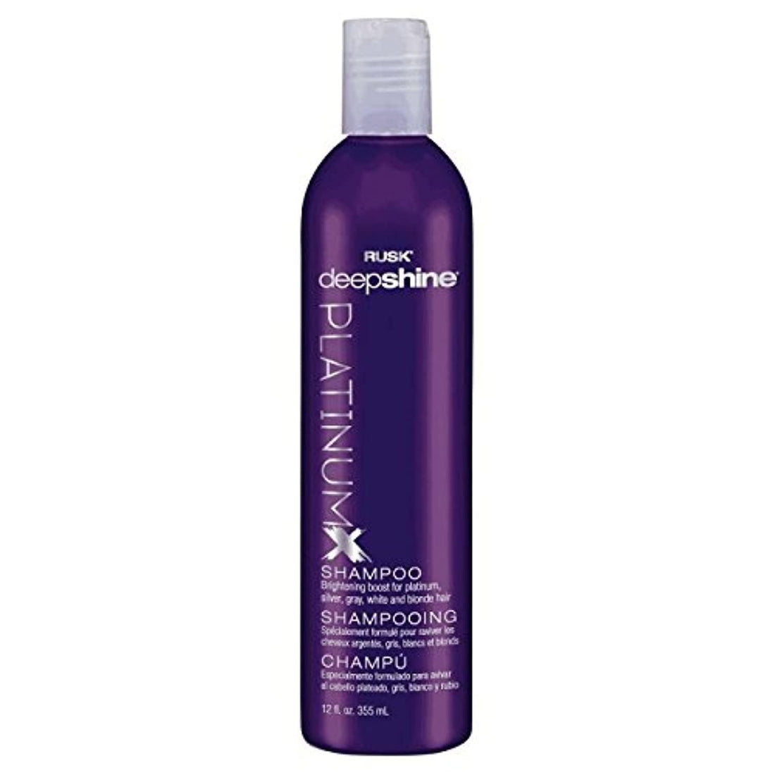 Rusk Platinumx Shampoo, 12 Fluid Ounce