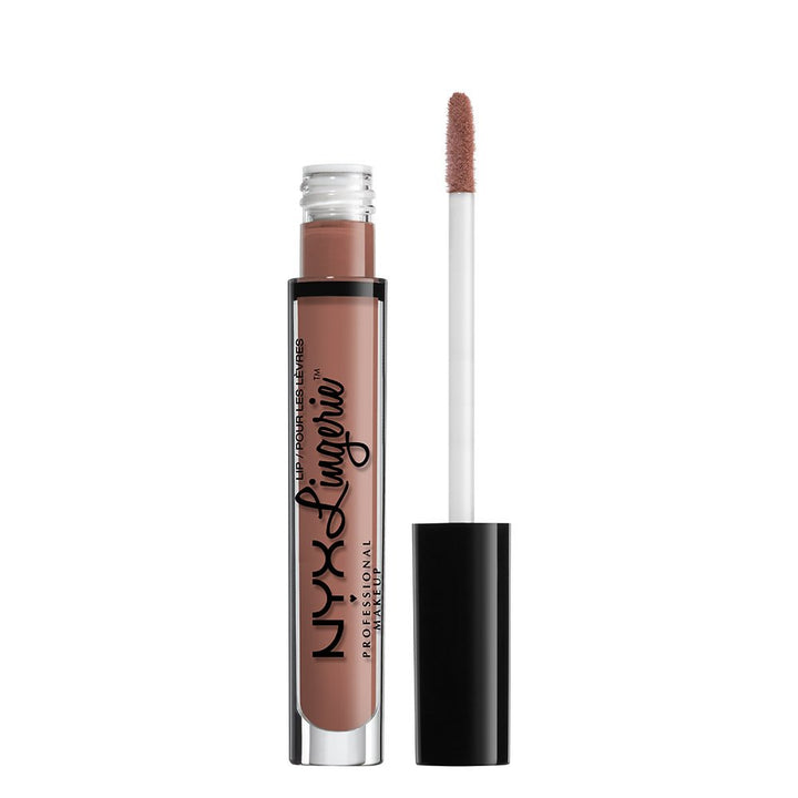 NYX PROFESSIONAL MAKEUP Lip Lingerie Matte Liquid Lipstick - Cashmere Silk, Midtone Beige