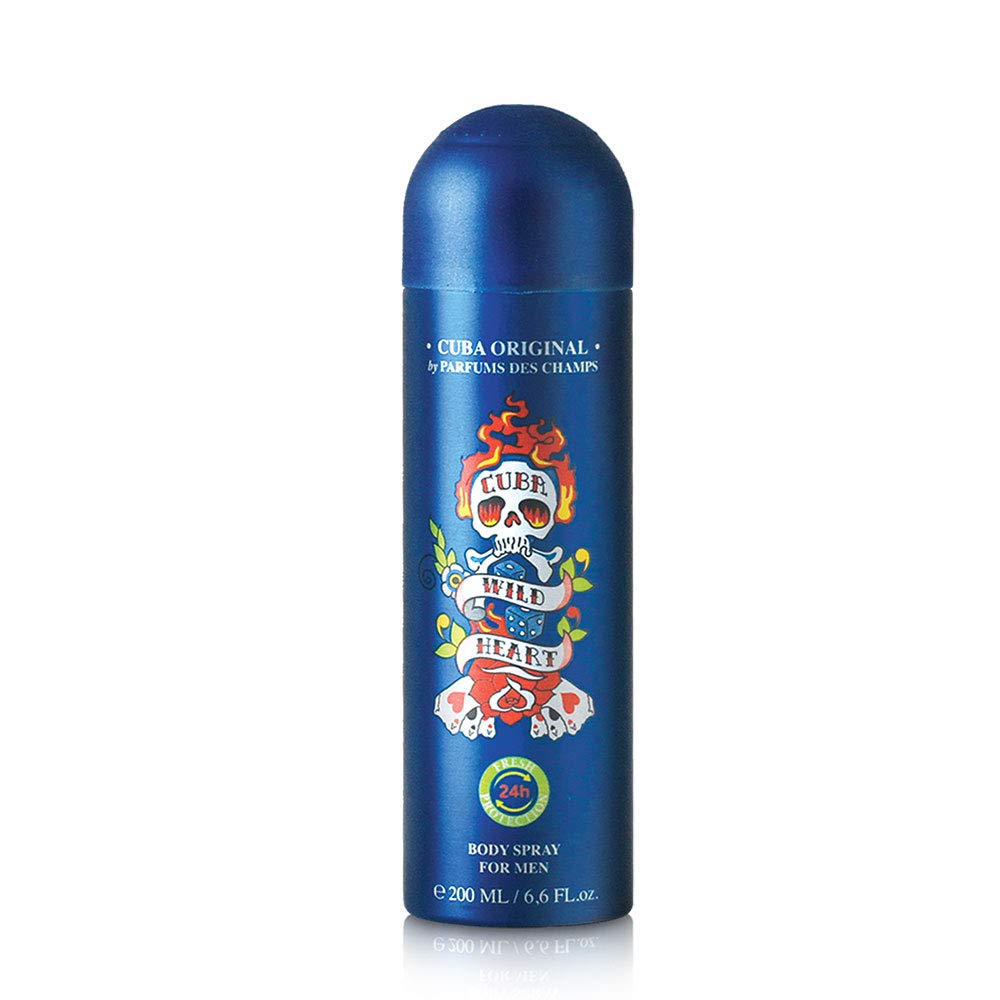 Cuba Body Spray for Men (Wild Heart)