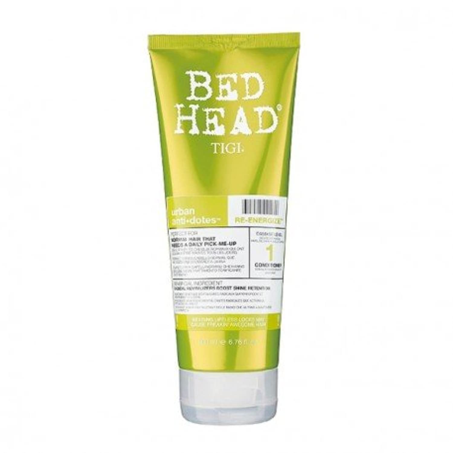 TIGI Bed Head Re-energize Conditioner for Dull & Dry Hair 200 ml; Urban Antidotes Level 1; safe for coloured hair