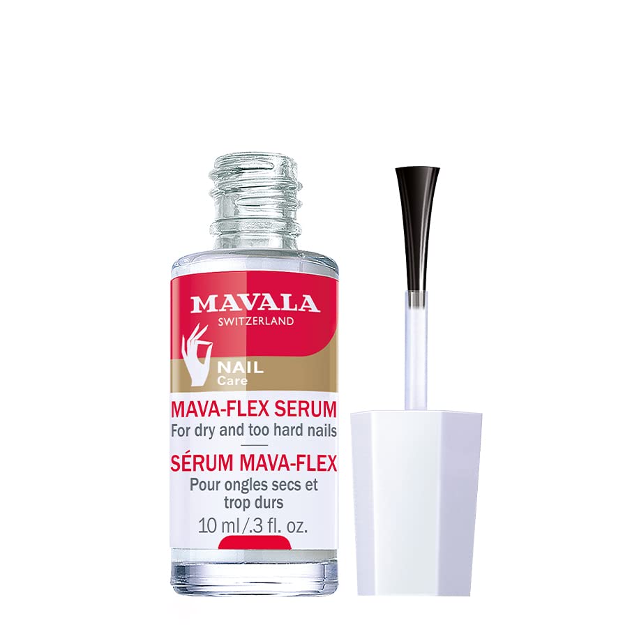 Mavala Mava-Flex for Dry, Hard Breaking Nails | Restore Flexibility to Nails | Moisturizes and Fortifies | Leaves Nails Shinier and Softer | 0.34 Ounce