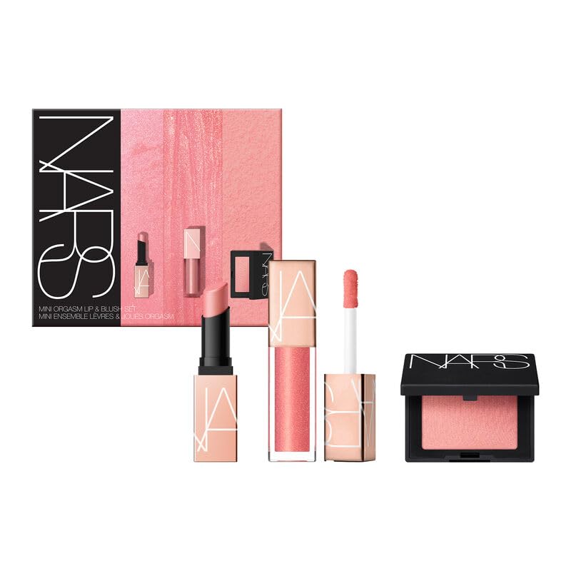 NARS Mini Orgasm Lip & Blush Set, 3 Piece