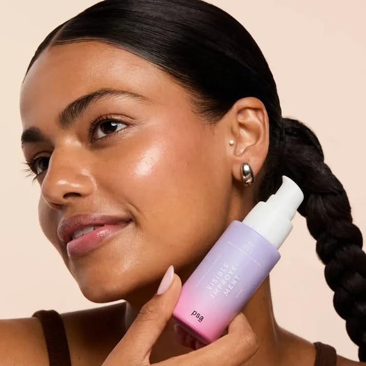 PSA - VISIBLE IMPROVEMENT Peptides & Niacinamide Serum | Beta Glucan & Panthenol, Algae Extract | Suitable for All Skin Types (1 oz | 30 mL)