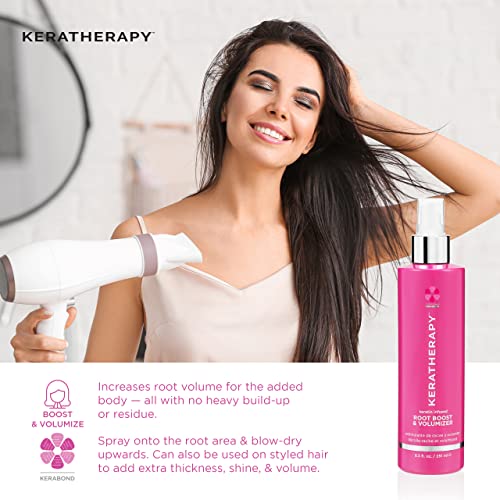 Keratherapy Keratin Infused Volume Conditioner, 10.1 fl. oz., 300 ml - Thin Hair Conditioner for Volume & Thickening - With Hemp Seed Oil, Indian Laurel Extract, Sea Kelp & Hydrolyzed Silk