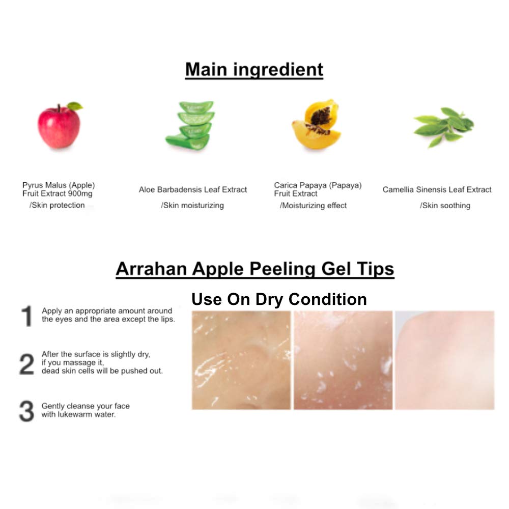 Arrahan Apple Peeling Gel 180ml / 6.09 fl.oz Sebum Blackhead Management Moisturizing Gel