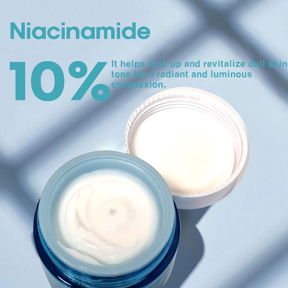 PRETTYSKIN Hydra Vitamin B5 Derma Repair Cream for Face–Strengthen skin Barrier with Niacinamide 10% Dexpanthenol & Centella Asiatica Extract-Korean Skin care - 1.75fl.oz.(52ml)