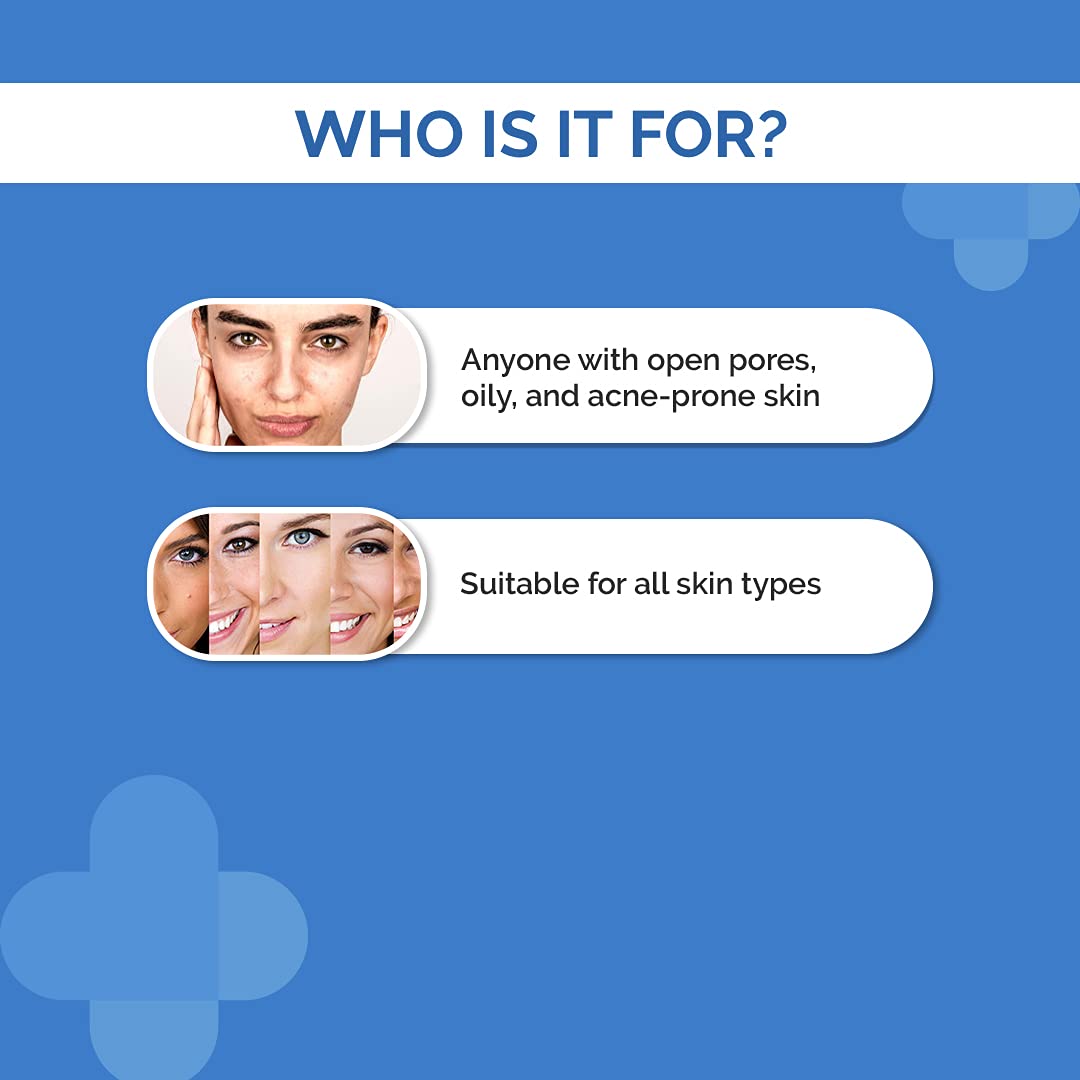 The Derma Co 1% Salicylic Acid Gel Face Wash for Acne | Deeply Cleanses & Exfoliates | Helps Reduce Acne & Controls Oil Production | 1.01 Fl Oz/30ml