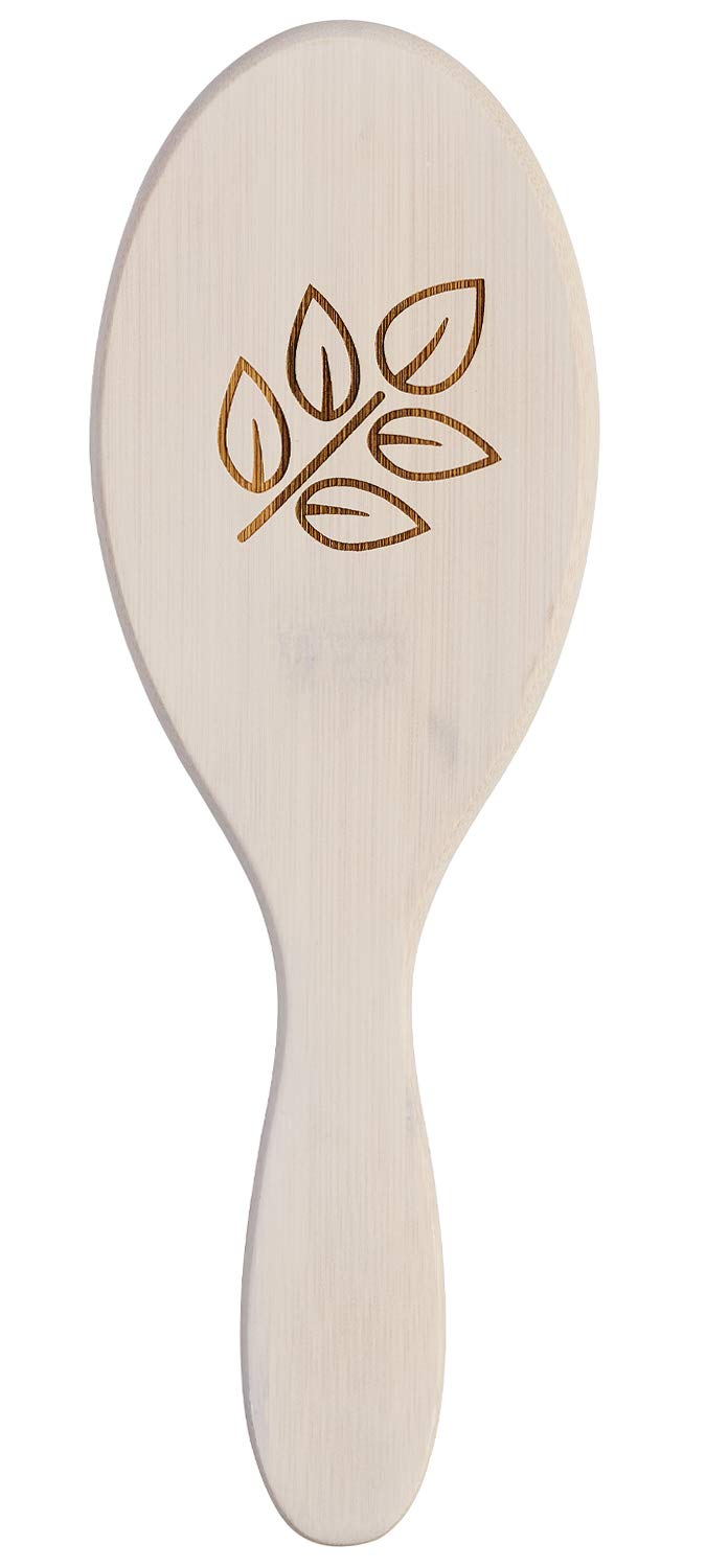Olivia Garden EcoHair Paddle Bamboo Hair Brush, EH-CO, Combo