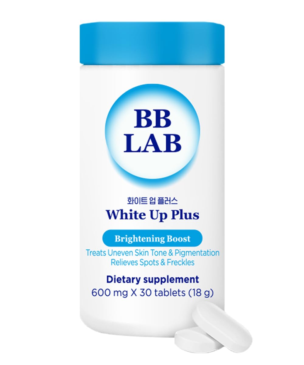 BB LAB White Up Plus Advanced Supplement for Skin Brightening, Korean Glutathione, L-Cystine, Vitamin C, Dark Spots & Acne Skin Remover, Treats Uneven Skin tone-30Ct