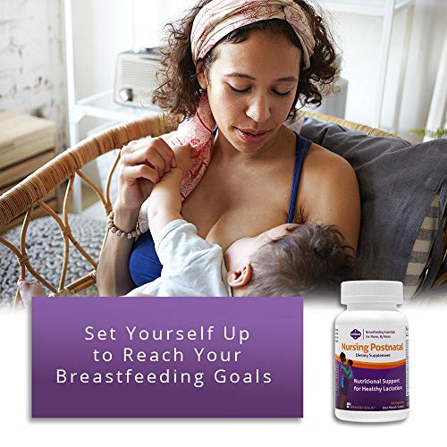 Milkies Fairhaven Health Nursing Postnatal Vegetarian Supplement for Breastfeeding Women with Vitamin D and B, Nutritious Breast Milk Multivitamin - Gluten and Dairy Free - 1 Month Supply