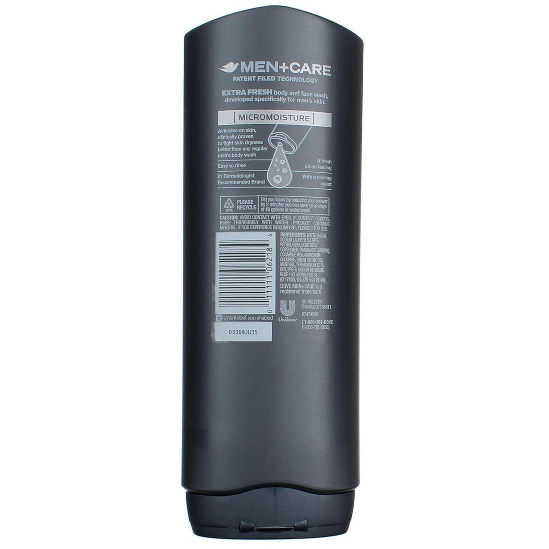 Dove Men +Care Body and Face Wash - Extra Fresh - 18 oz