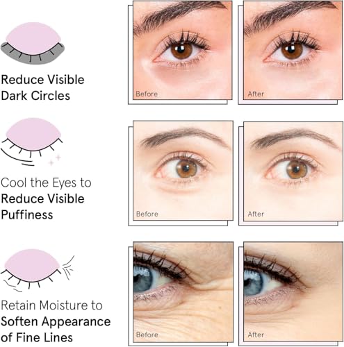 grace & stella Under Eye Mask - Gifts for Women - Travel Essentials - Reduce Dark Circles, Puffy Eyes, Undereye Bags, Wrinkles - Gel Under Eye Patches for Bridesmaid - Vegan Self Care (24 Pairs, Gold)