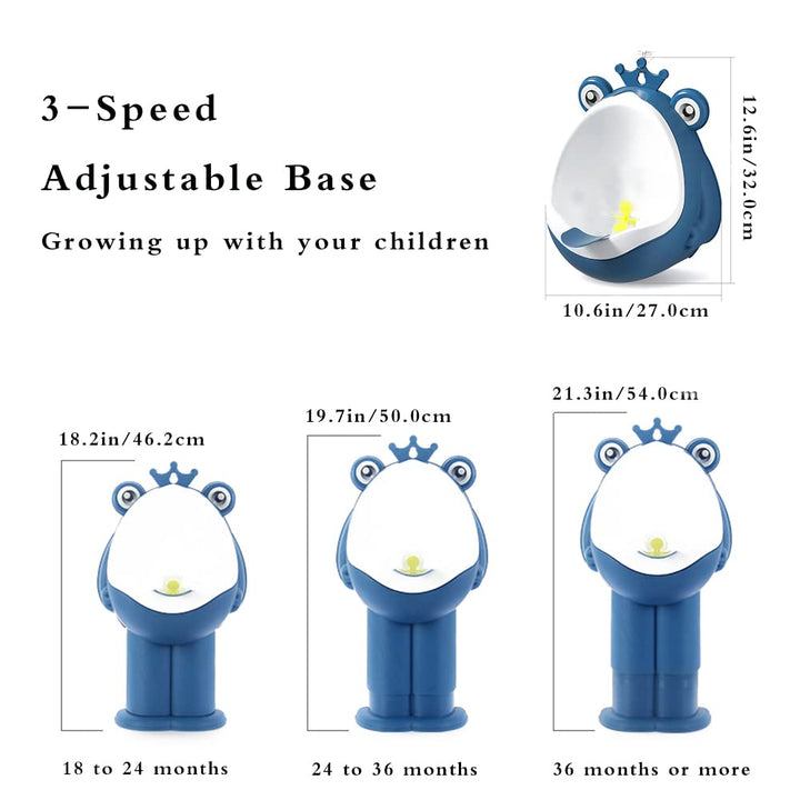 Frog Pee Training,Potty Training Urinal Children's Urinal Kids Toilet Child Standing Urinal Wall-Mounted Toilet for Boy