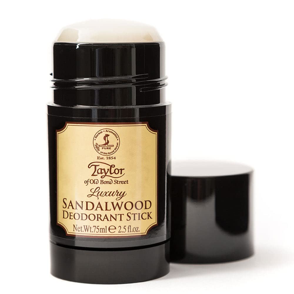 Taylor of Old Bond Street Sandalwood Deoderant Stick, 2.5-Ounce, 07186