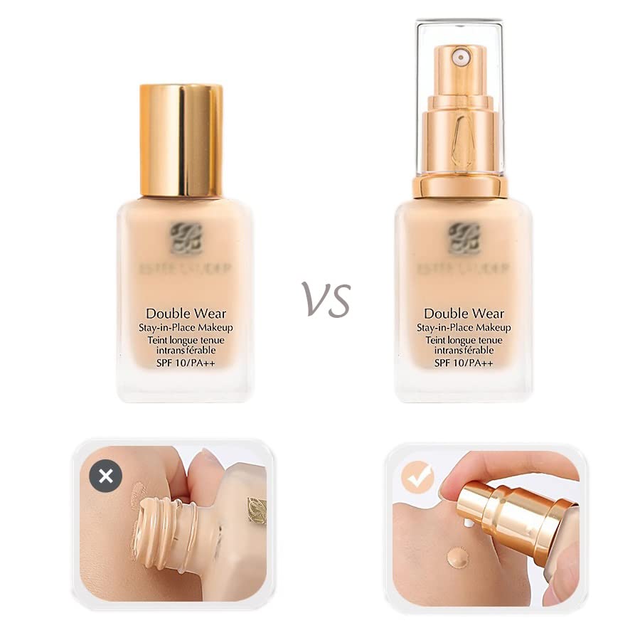 Chris.W Chris.W 2Pack Foundation Pump for Estee Lauder Double Wear Foundation(Gold)