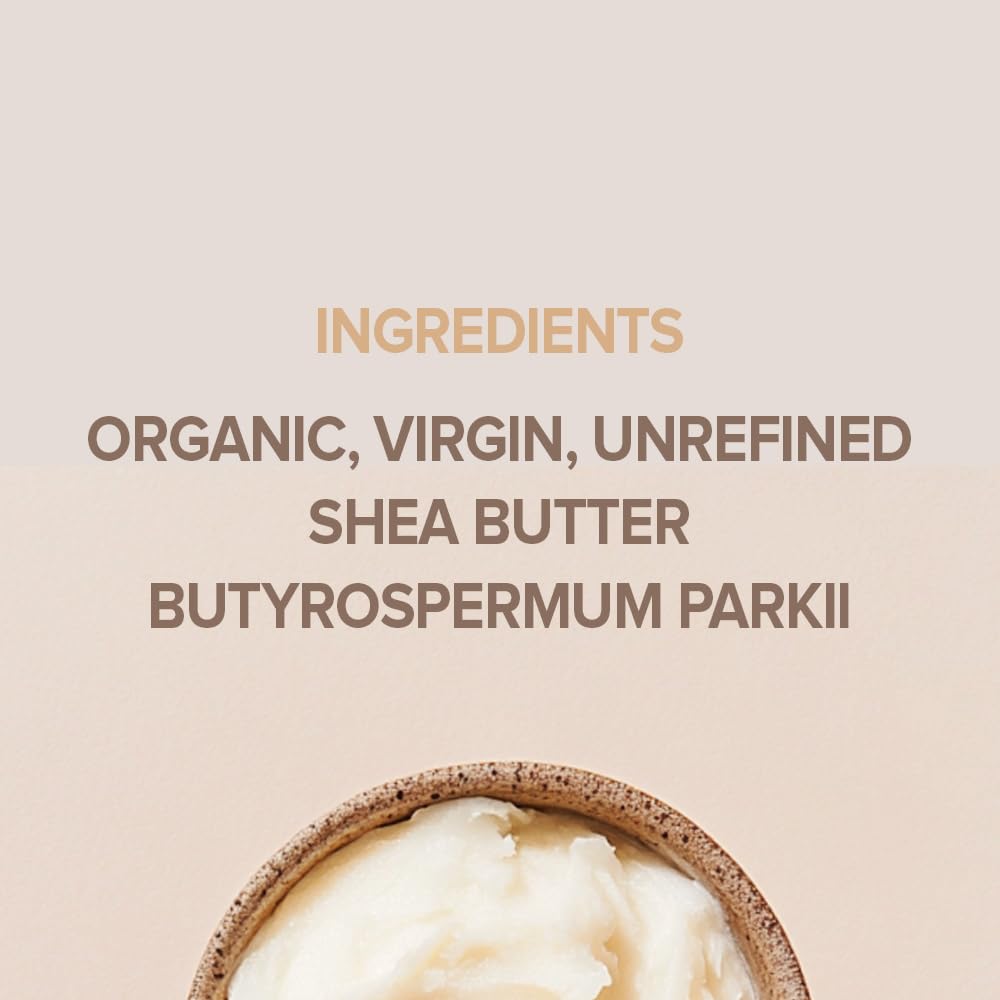 Hairprint African Shea Butter | Nourishing Face, Skin & Scalp Treatment | Pure Shea Oil from Vitellaria Paradoxa | Unrefined, Dye-Free, Non-Toxic (4 Fl Oz)