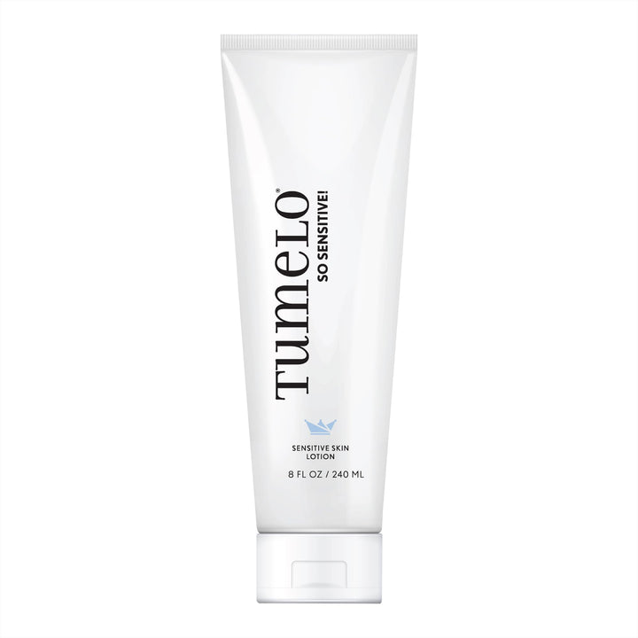 Tumelo So Sensitive! Dry & Sensitive Skin Lotion with Macadamia and Coconut Nut Oil 8 oz Bottle - Unscented, Paraben-Free, Non GMO