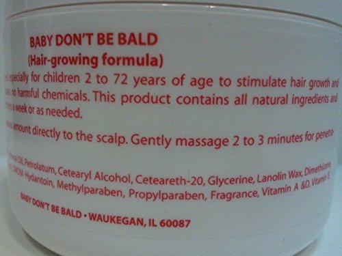 Baby Don't Be Bald Triple Strength 8 oz.