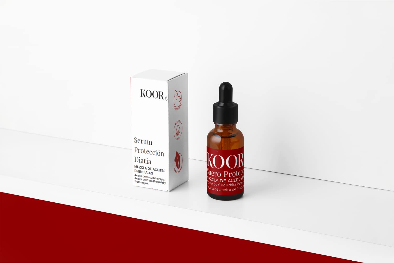 KOOR PROTECT - Daily Defense Serum with Pumpkin Seed & Berry Oils | Lightweight Antioxidant Formula for Hydration & Protection | 10ml