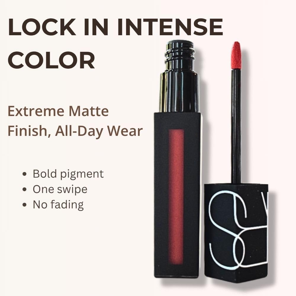 Nars Powermatte Lip Pigment Potency and Precision Matte Yet - Light My Fire