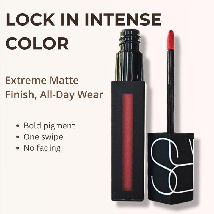 Nars Powermatte Lip Pigment Potency and Precision Matte Yet - Light My Fire