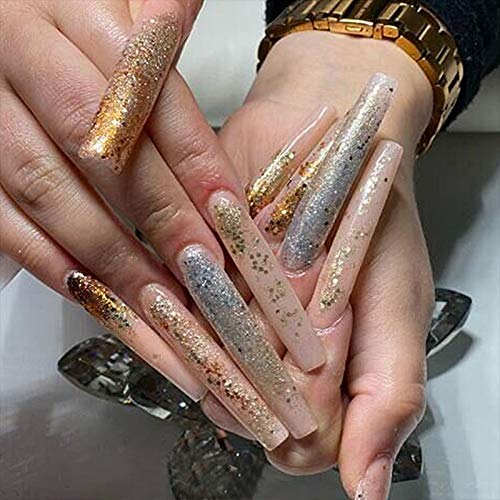 Natural: Yimart 100pcs White/Clear/Natural Extra Long Curve Nail Tip UV Gel French Acrylic False Nail Art Salon long Tips (Natural)