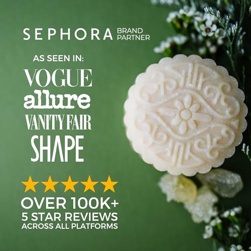 Viori Hidden Waterfall Shampoo and Conditioner Bar Set Made with Rice Water - Handcrafted Sulfate Free Shampoo and Conditioner