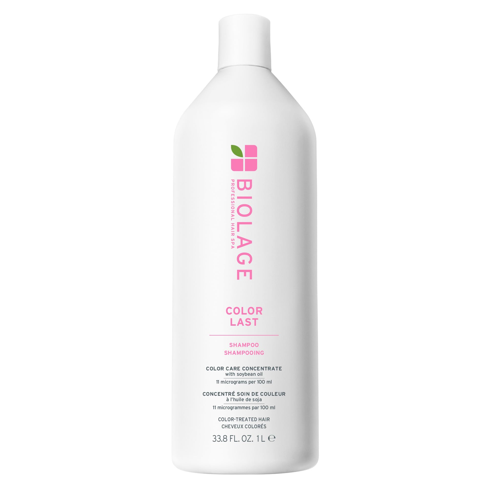 Biolage Color Last Shampoo - For Color-Treated Hair, Nourishes, Strengthens, Hydrates, With Soybean Oil & Stearic Acid, Paraben & Mineral Oil-Free, Vegan, 33.8 Fl Oz, Packaging May Vary