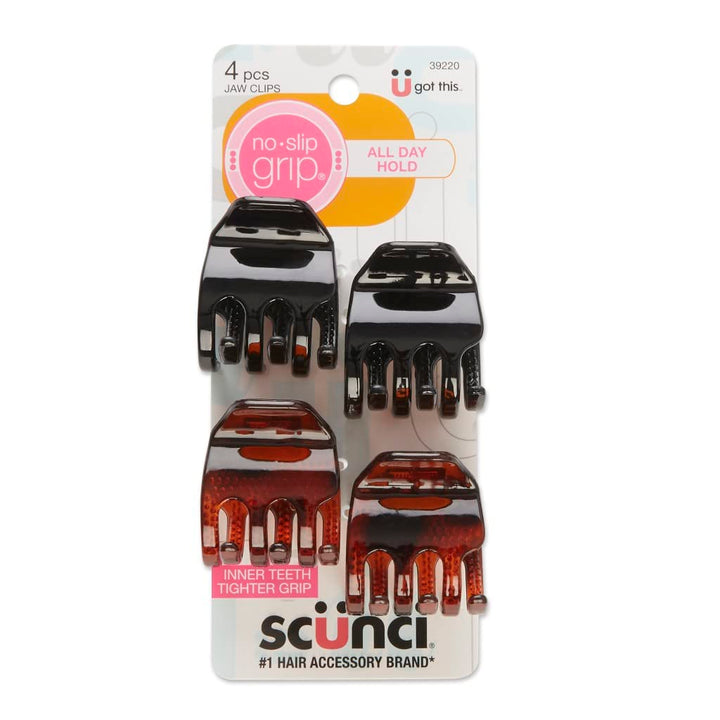 Conair Scunci N/S Chunky Jaw Cli Size 4pk No Slip Clips