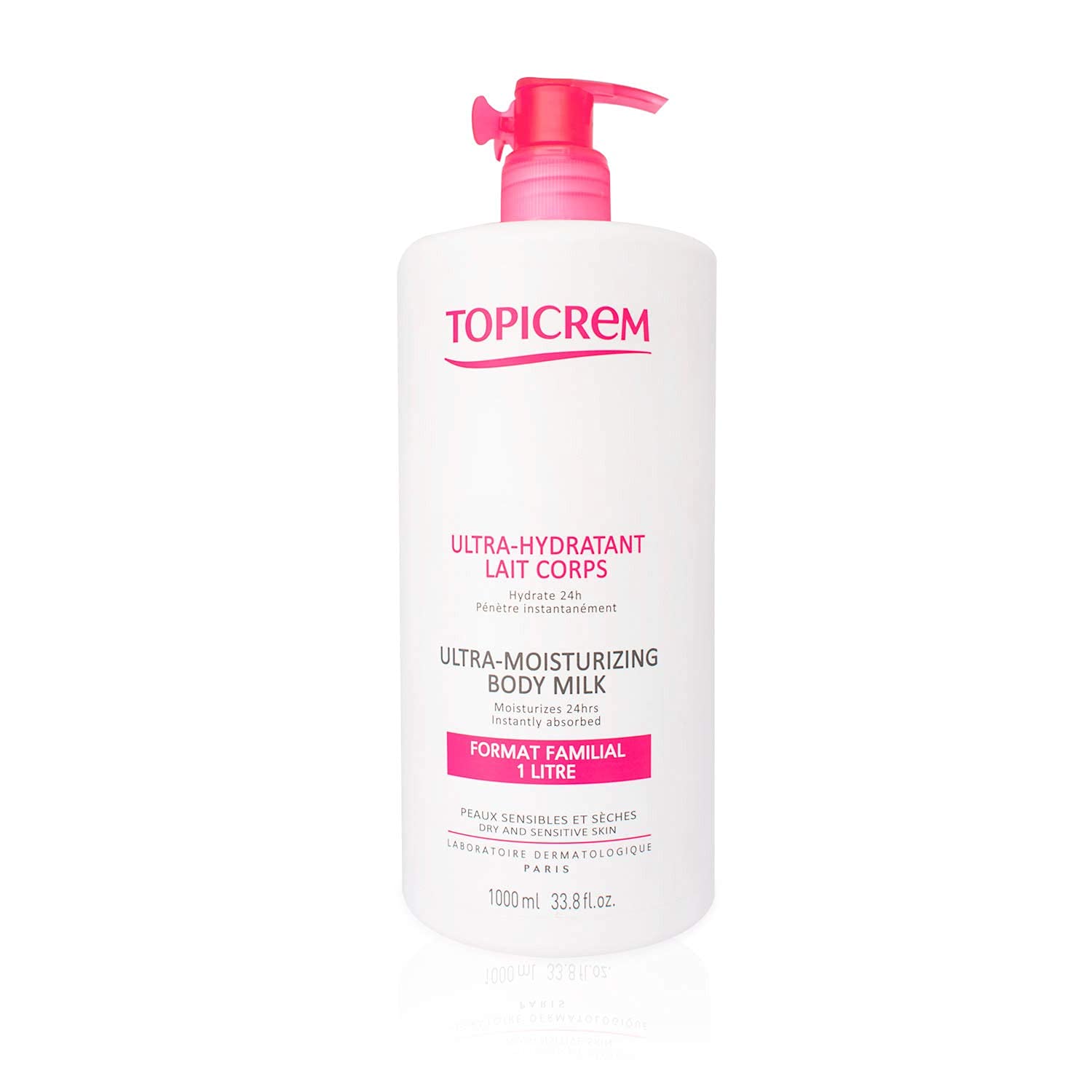 Topicrem Ultra-Moisturizing Body Milk 1000Ml By Topicrem
