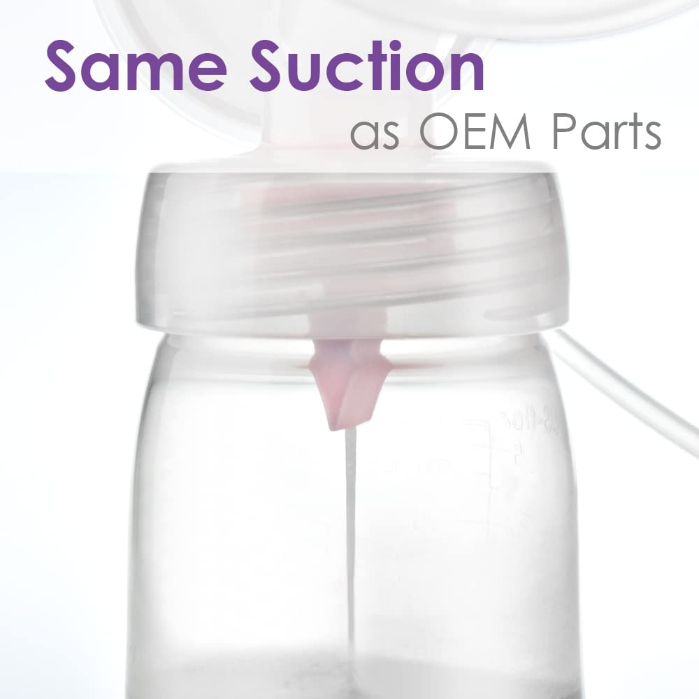 Maymom Duckbill Valves Compatible with Spectra Synergy Gold, Spectra S1 Spectra S2 Spectra 9 Plus Spectra Dew 350 Not Original Spectra Pump Parts Spectra S2 Accessories Replace Spectra Valve (Pinkx4)