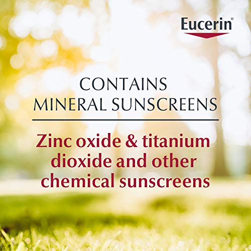 Eucerin Daily Protection Face Lotion with Broad Spectrum SPF 30 Sunscreen, Face Sunscreen Moisturizes and Helps Protect Sensitive, Dry Skin, Fragrance Free, 4 Fl Oz (Packaging May Vary)