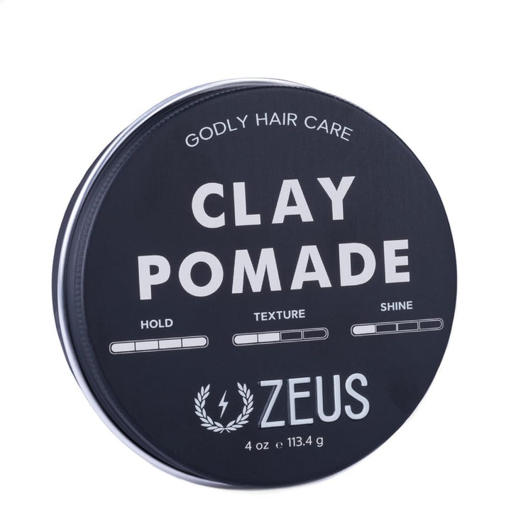 ZEUS Clay Pomade, Firm Hold, 4 Ounce